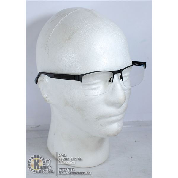 NEW C ZONE EYEGLASS FRAMES E5200 BLACK 55-18-145
