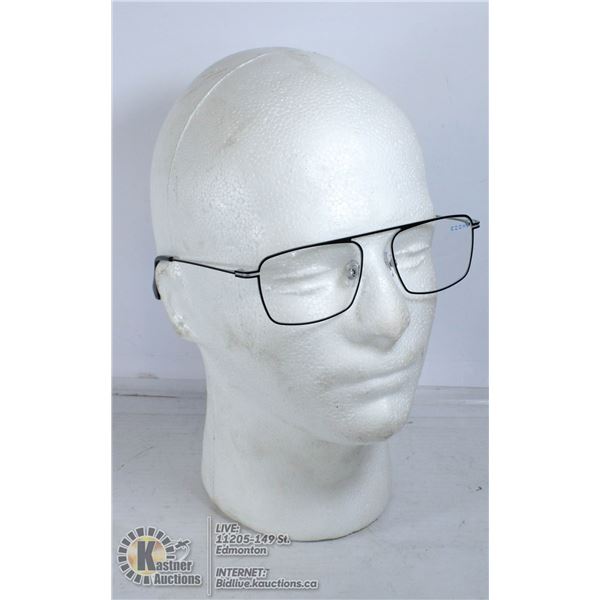 NEW C ZONE EYEGLASS FRAMES U1201 BLACK 56-18-145