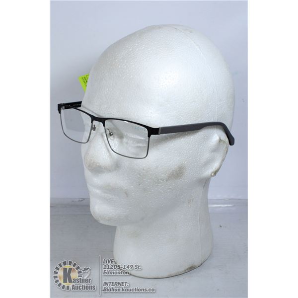 NEW C ZONE EYEGLASS FRAMES E5201 BLACK 51-16-140