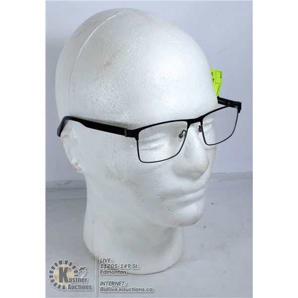 NEW C ZONE EYEGLASS FRAMES E5201 BLACK 51-16-140