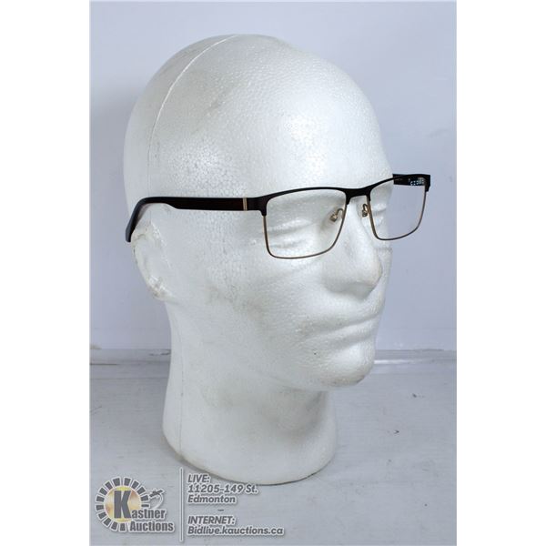 NEW C ZONE EYEGLASS FRAMES E5201 BLACK 51-16-140