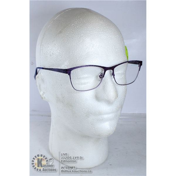 NEW C ZONE EYEGLASS FRAMES A2215 PURPLE 52-16-140