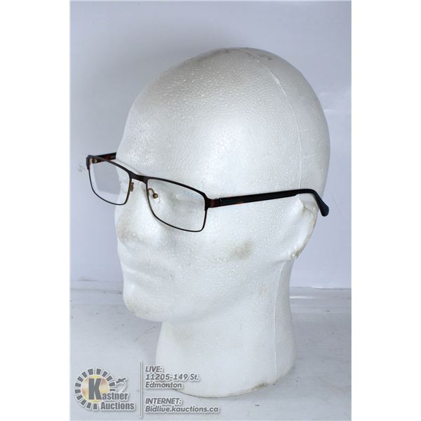 NEW C ZONE EYEGLASS FRAMES E5199 HVNA BROWN 54-