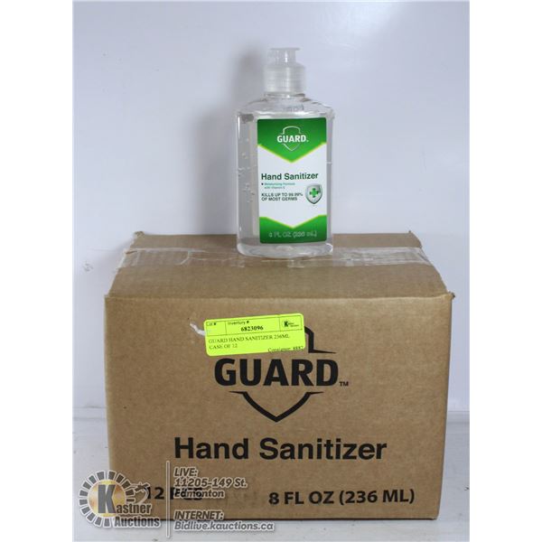 GUARD HAND SANITIZER 236ML CASE OF 12