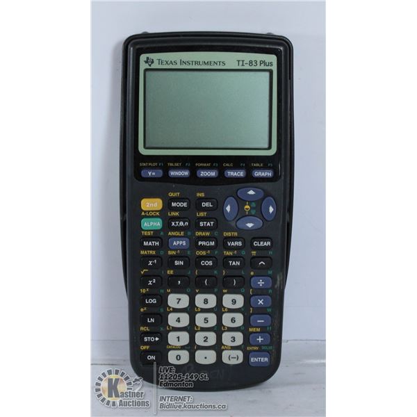 TEXAS INSTRUMENTS T1-83 PLUS GRAPHIC CALCULATOR