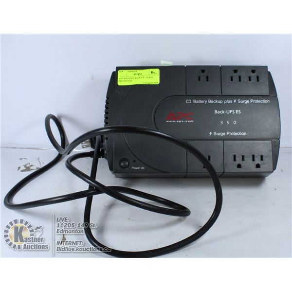 APC BATTERY BACK-UP / SURGE PROTECTOR