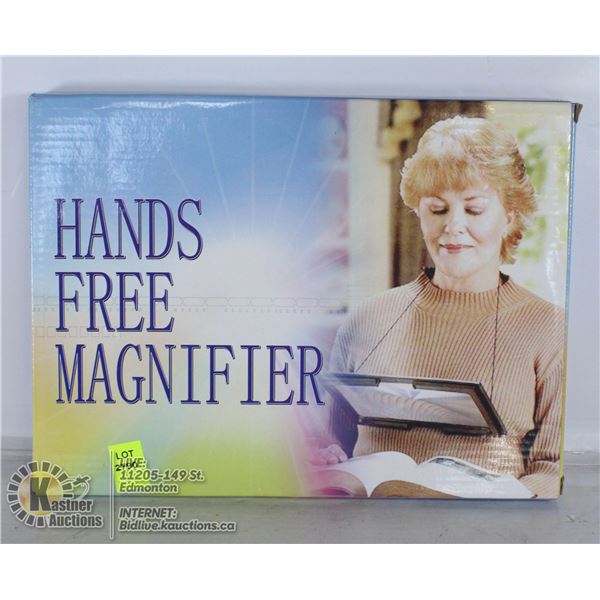 HANDS FREE MAGNIFIER.