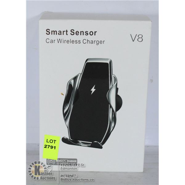 SMART SENSOR CAR WIRELESS CHARGER.