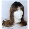 Image 1 : 22'' LONG SYNTHETIC WIG RICH BROWN