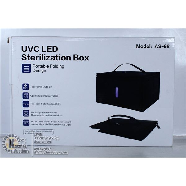 UVC LED STERILIZATION BOX PORTABLE FOLDING DESIGN