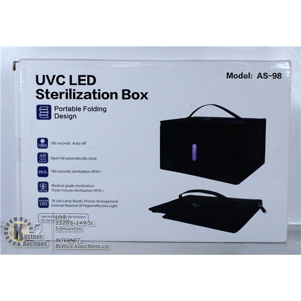 UVC LED STERILIZATION BOX PORTABLE FOLDING DESIGN