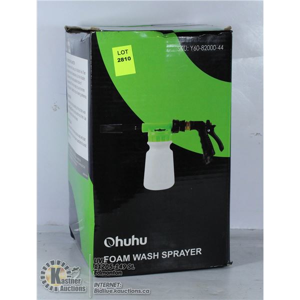 OHUHU FOAM WASH SPRAYER.