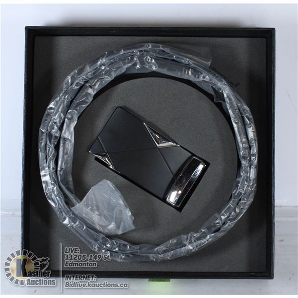 IWALOUGES MENS BELT SET. 45" LENGTH