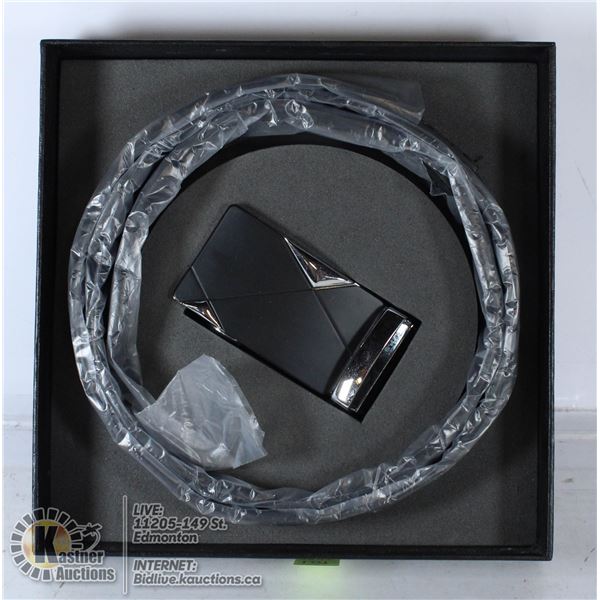 IWALOUGES MENS BELT SET. 45" LENGTH