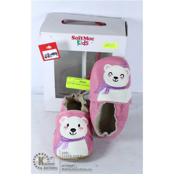 SOFT MOC KIDS LEATHER SLIPPERS