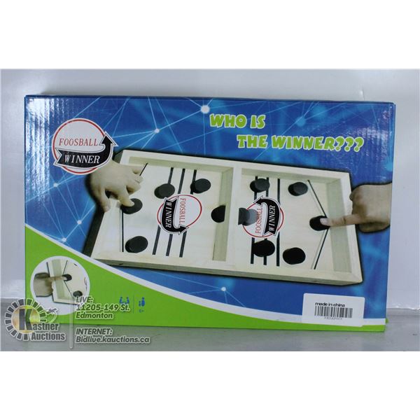 TWO PERSON TABLE TOP SHOOTER GAME.