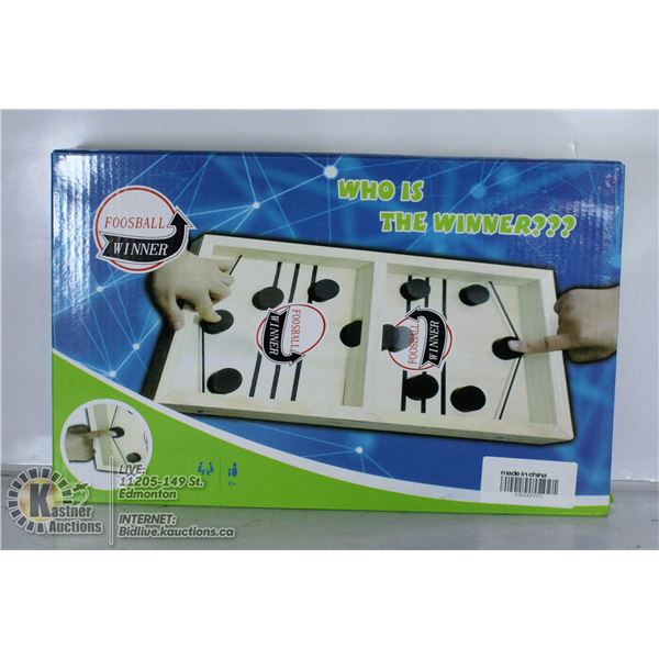 TWO PERSON TABLE TOP SHOOTER GAME.