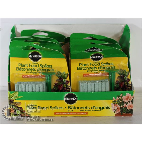 PLANT FOOD SPIKES MIRACLE-GRO