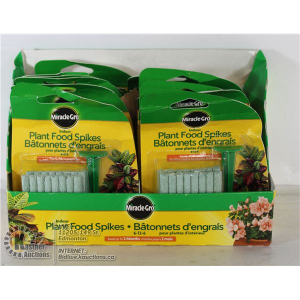 PLANT FOOD SPIKES MIRACLEGRO