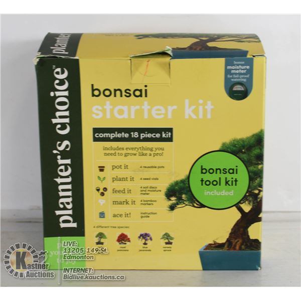 PLANTERS CHOICE BONSAI STARTER PACK.