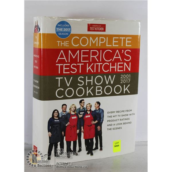 THE COMPLETE AMERICAN TEST KITCHEN COOK BOOK 2017