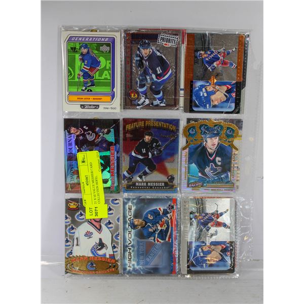 21 X HI VALUE MESSIER CARD COLLECTION HOFER