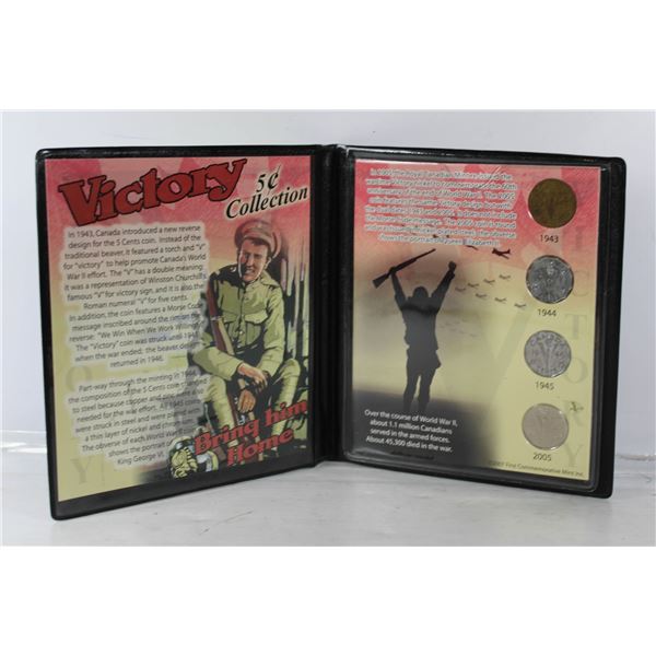 VICTORY NICKEL CANADA COIN COLLECTION