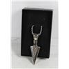 Image 1 : SILVER ALLOY ARROWHEAD CHAIN AND PENDANT