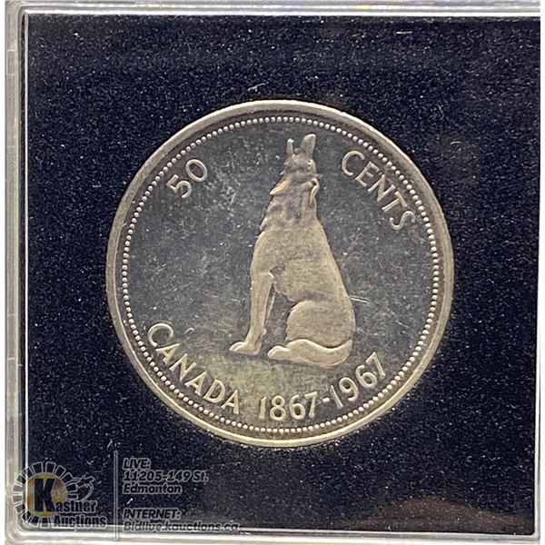 1967 CENTENNIAL SILVER 50 CENT