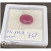 Image 1 : #89-RED BERYLE GEMSTONES 10.4X1313.4/ 7.0CT