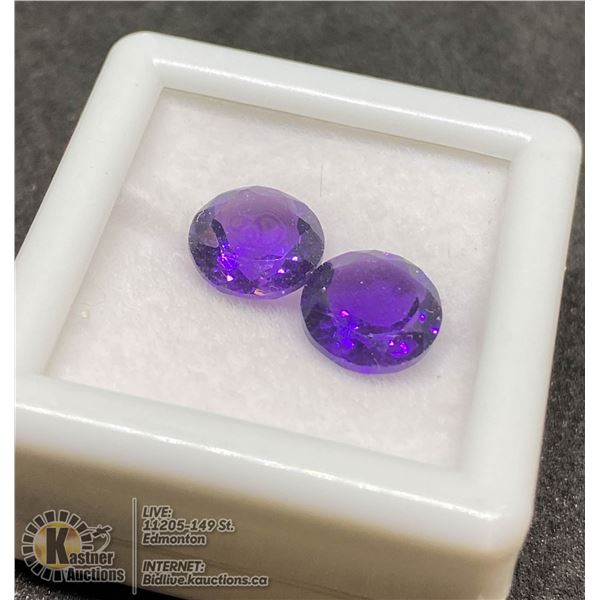 #27-PURPLE AMETHYST GEMSTONES ROUND 3.30CT