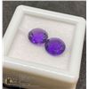 Image 1 : #27-PURPLE AMETHYST GEMSTONES ROUND 3.30CT