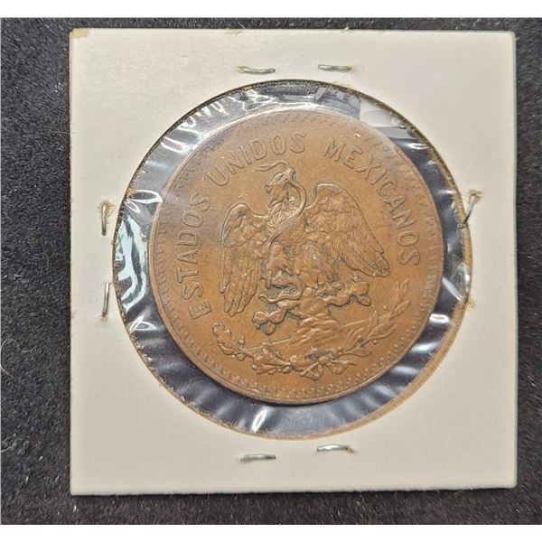 19) MEXICAN 1935 20 CENTARVOS COIN.