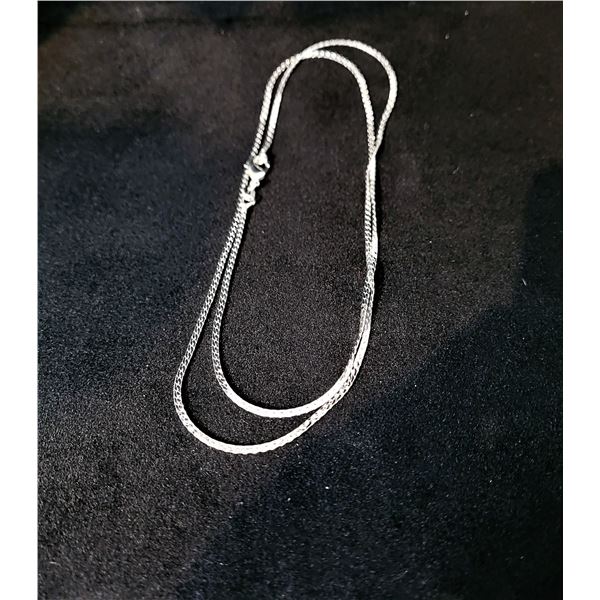 13)  NEW 22" 925 STAMPED SILVER PLATED FLAT