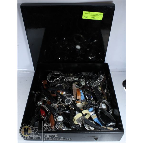 MENS & LADIES WATCH COLLECTION IN BLACK LACQUER