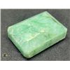 Image 1 : #143-GREEN EMERALD GEMSTONE 127.5CT