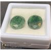 Image 1 : #80-GREEN EMERALD GEMSTONES 25.60CT