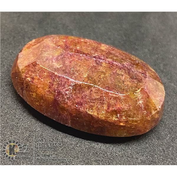 #131-RED BERYLE GEMSTONE 116.45CT