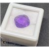 Image 1 : #116-PURPLE AMETHYST GEMSTONE SQUARE 5.80CT