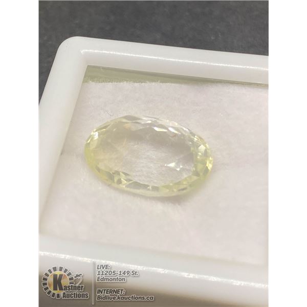 #100-NATURAL CLEAR CITRINE GEMSTONE 6.15CT