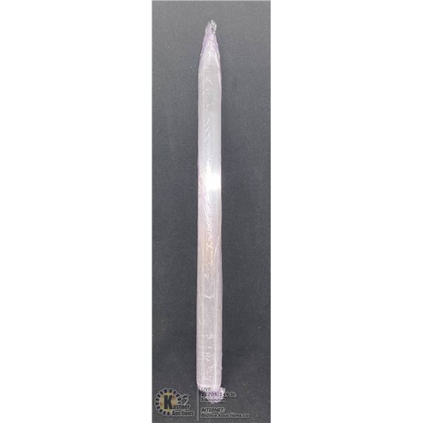 #299-NATURAL SELENITE WAND PENCIL MASSAGE