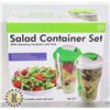 Image 1 : NEW 2PC SALAD TO GO TRAVEL SET