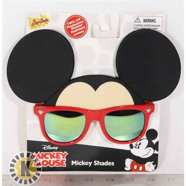 NEW MICKEY MOUSE SHAPED KIDS SUNGLASSES