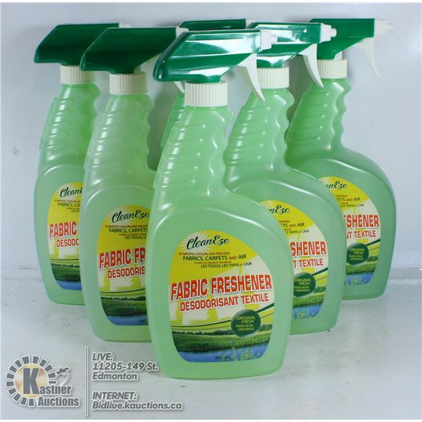 BOX OF 6 FABRIC REFRESHERS.
