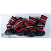 Image 1 : SET OF SIZE LARGE DOG BOOTS.