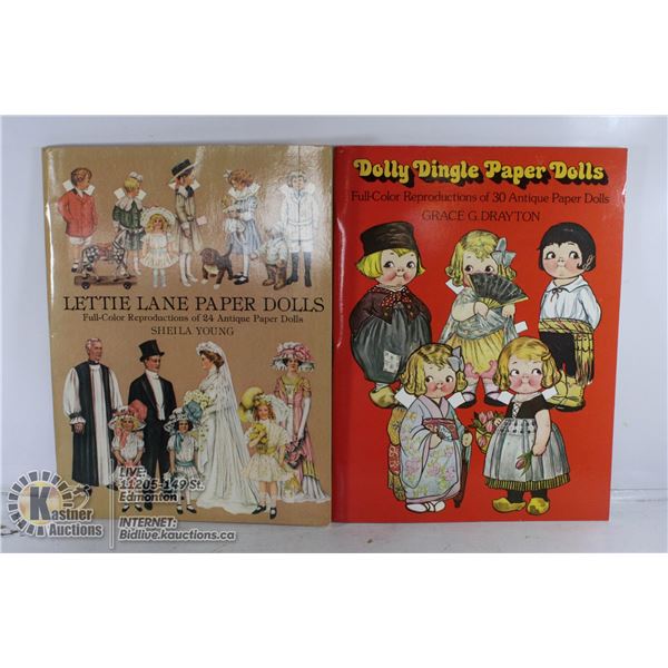 LOT OF TWO PAPER DOLL PLAYBOOKS.
