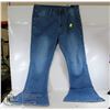 Image 1 : HIGH WAISTED WOMENS BELL BOTTOM JEANS SIZE XL