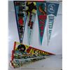 Image 1 : 7 VTG WALL PENNANTS INCL NY WORLD TRADE CENTER