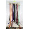 Image 1 : BELT HANGER WITH OVER 12 LADIES BELTS INCL.