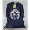 Image 1 : EDMONTON OILERS NEW PUMA SIZE L T-SHIRT W/ SALO ON